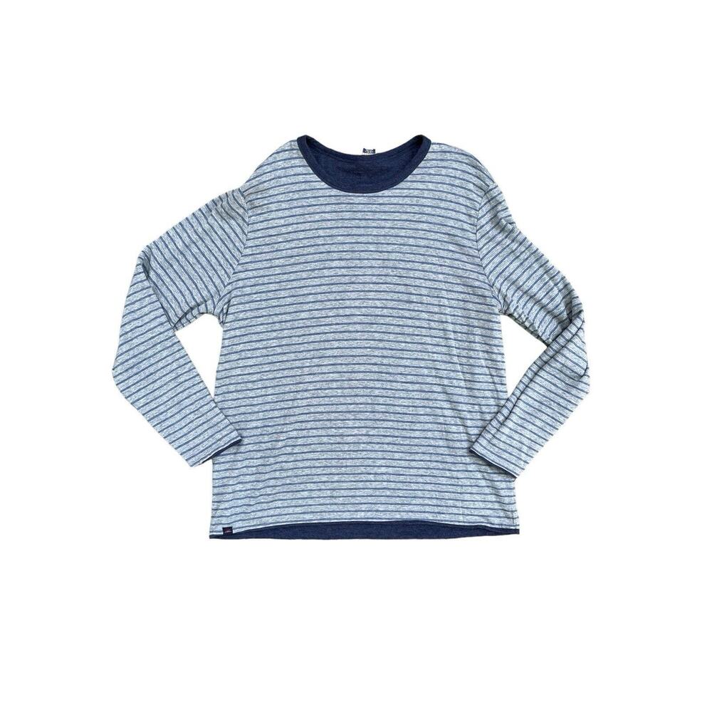 Faherty Cloud Reversible Long Sleeve Crewneck Shi… - image 4
